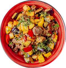 Beef + Roasted Veggies