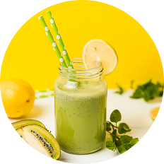 Citrus Smoothie (Orange, Kiwi, Spinach)