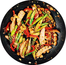 Turkey Stir-Fry + Peppers